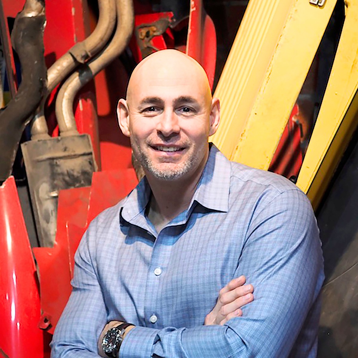Portrait of James Ferrari, master metal sculptor